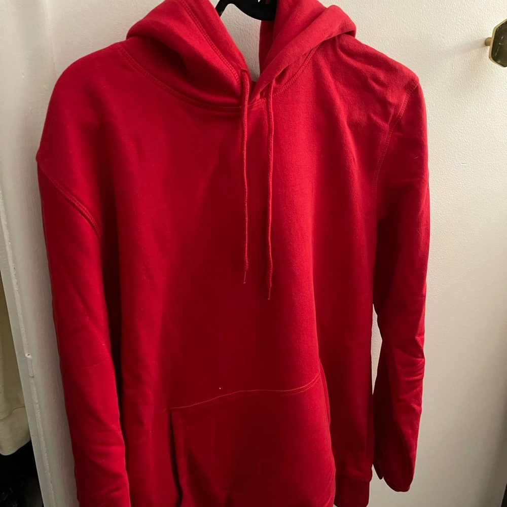 RED H&M HOODIE